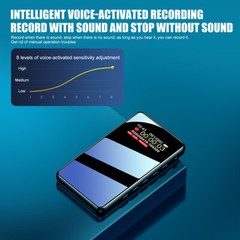 800Hr Hidden Voice Activated Recorder Digital Audio Recording Device Dictaphone