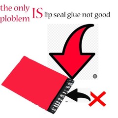800 10X13 Red Shipping Mailers Plastic Envelopes (Defective product no return)