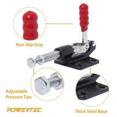 Push Pull Toggle Clamp, 500lbs Holding Capacity, 305CM Quick Release Push Pul…