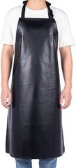 Homsolver Heavy Duty Vinyl Waterproof Apron for Unisex Adult, Ultra Black