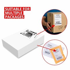220- 6600 Half Sheet Address Shipping Labels 8.5 x 5.5 Self Adhesive 2 Per Sheet