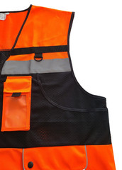 OPLERAI Safety Vest Unisex SIZE 4XL Sleeveless Orange Multi-Function Pockets