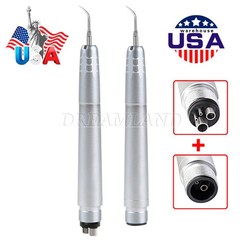 Ultrasonic Air Perio Scaler Handpiece Scaling 2 & 4 Holes & 3 Tips Dental