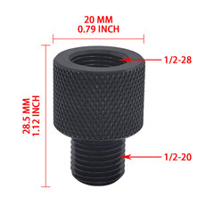 Female 1/2-20 Unf to Male 1/2-28 Unef & Male 1/2-20 to Female 1/2-28 Adapter