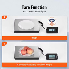 Digital Shipping Scale, 440 Lbs. X 1.7 Oz., Heavy Duty Postal Scale with Timer,