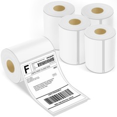 5Rolls Direct Thermal 220 Shipping Packing Labels Fits Dymo LW 4XL 1744907 4X6