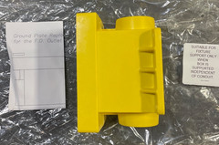 Leviton 453CR-4 YL WG 1G FD BOX 3/4 NPT 4-SCREW MOUNT New in Box