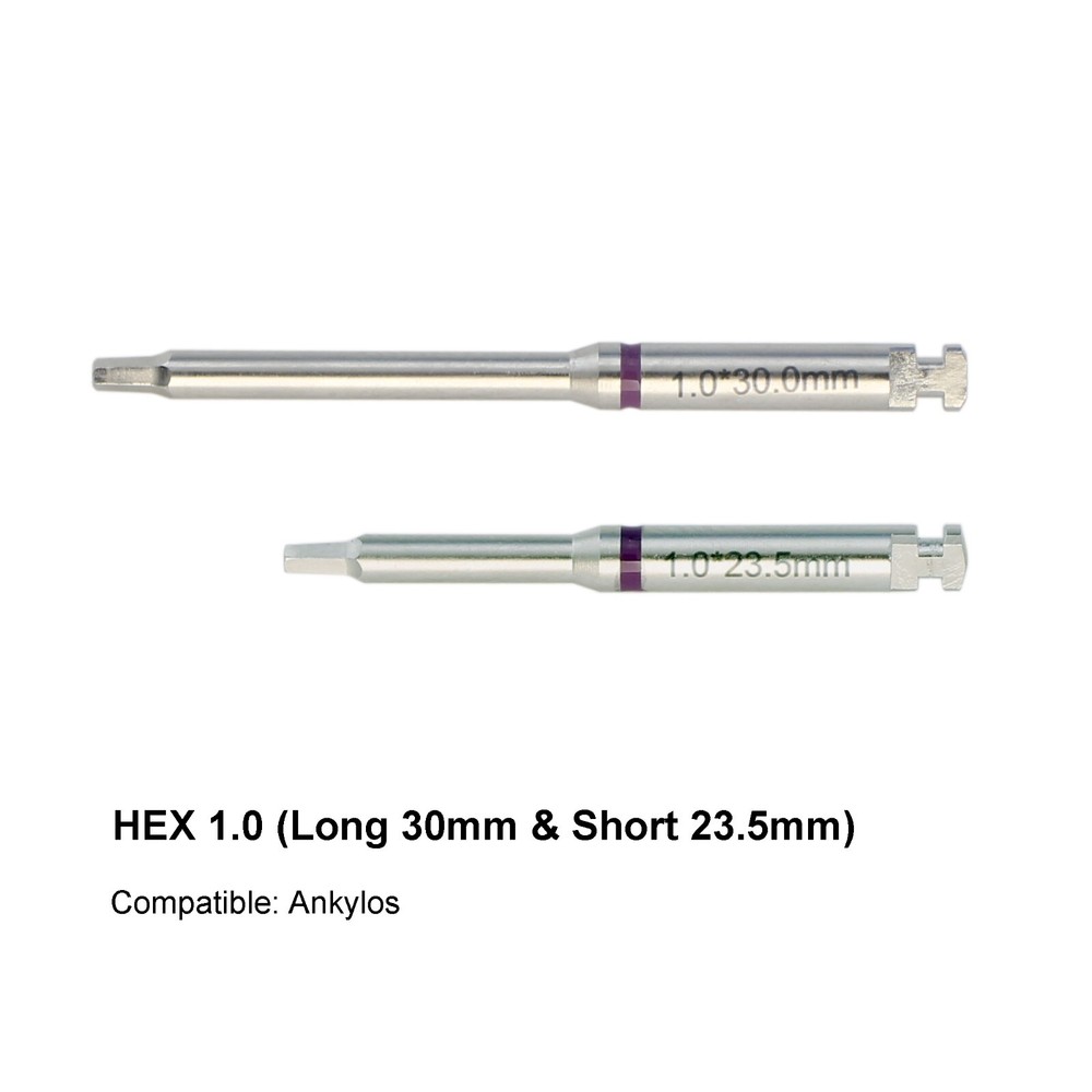 Implant Driver Latch Screwdriver Hex 1.2 1.25 T5 Astra Zimmer Thommen ICX 3i MIS
