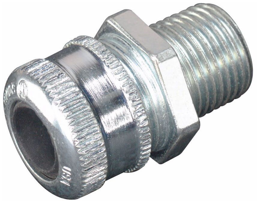 Crouse Hinds CGB192, 1/2″, 0.125 to 0.25″ OD, Steel, Cable Gland, 1 pc