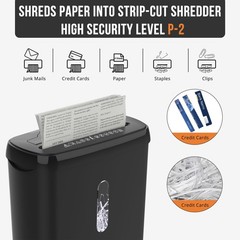 Woolsche 10-Sheet Strip Cut with 3.17-Gallon Basket – Jam Proof System