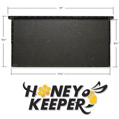 10-Pk Black Plastic Heavy-Duty Wax Coated 9″ Deep Sheet with Foundation