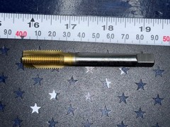 OSG 1/2-20 Spiral Point PLUG Tap HSS-Co GH3 NF 3FL 1/2” 20tpi Exo-TiN