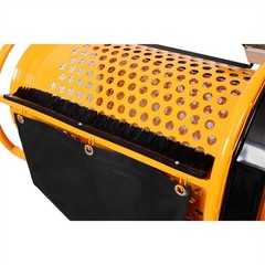 360W Foldable Electric Rotary Soil Sieve Machine Steel Screen Aperture 11MM
