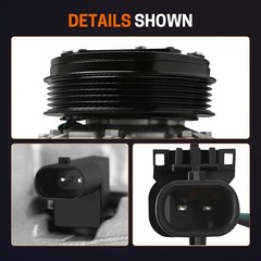 AC Compressor with Clutch for Chevy Malibu 2016-2022 L4 1.5L 84364335 84139372