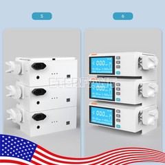 4.3 Inch Color Touch Screen Syringe Pump Stackable Design Medical/Lab Use