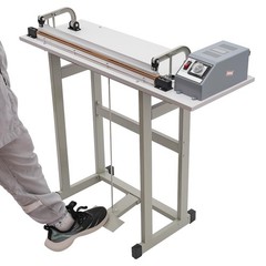 22.83″ Foot Pedal Impulse Sealer Heat Sealing Machine Plastic Bag sealer AC110V