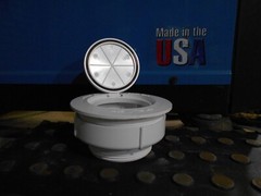 3″ X 4″ PVC Sewer Cleanout Cap Adapter, Pop Up Sewer Relief Cap Adapter,