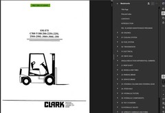 CLARK C500 Y300L FORKLIFT OPERATORS SERVICE REPAIR SHOP MANUAL PDF ON USB