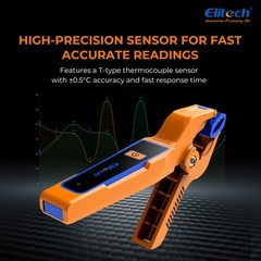 Elitech Temperature Clamp for Digital Manifold Gauge LMG-10/LMG-10W/EMG-20V/40V