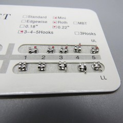 Orthodontic KIT Include Brackets Elastomeric Ligature Ties and 10 bag of Wires