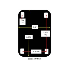 Everbilt 3 in. Black Multi-Purpose 3-in-1 Caster with 220 lbs. Load Rating