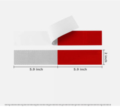 DOT-C2 Conspicuity Tape Car Truck Warning Reflective Reflector Stickers 2”x50’