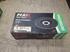 10-PK Pearl Abrasive MAX4040Z 4″ x 5/8″ Zirconia Premium Z40 Flap Disc MAXIDISC