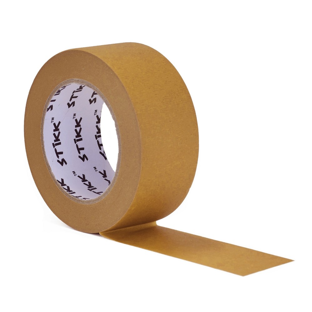 2″ inch x 60yd STIKK Brown Painters Tape 14 Day Easy Removal Trim Edge Finishing