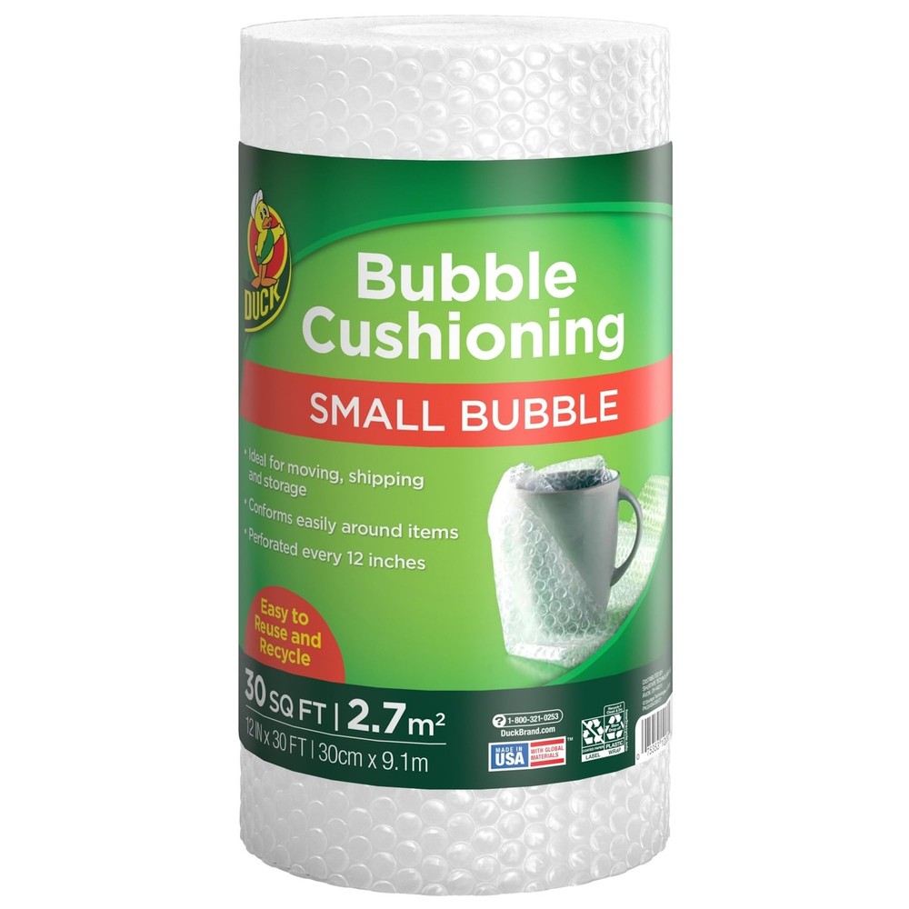 Brand Small Bubble Cushioning Wrap for Moving & Shipping 30 FT Bubble Packing