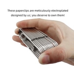 14 PCS 4 Inch (100mm) Extra Large Paper Clips Silver Rust Resistant Metal Str…