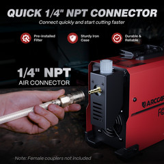 ARCCAPTAIN 60A Plasma Cutter CUT60 Pro Non-Touch Pilot Arc HF 110V/220V 2T/4T US