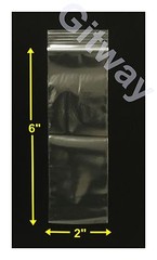 2″ x 6″ Reclosable Resealable Zip Top Lock Clear Plastic Bags 2 ML 2×6 Bag