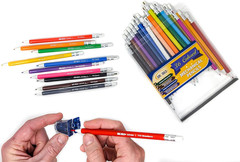 2.0 Mm Sharpener for Graphite or Color Leads, Self-Contained Shavings, Portable