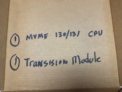 Motorola MVME 130/131 -32 Bit Mono Board Micro CPU Board w/ Transmission Module