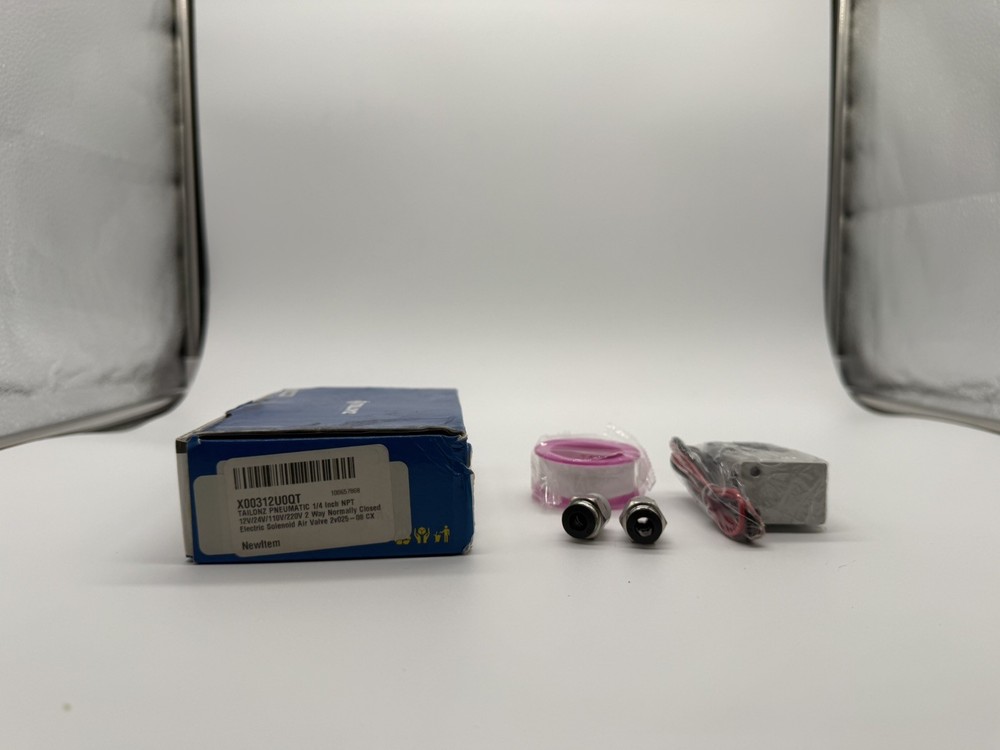 1/4″ NPT 2 Way Normally Closed 2V025-08 DC12V Electric Solenoid Air Valve Sets