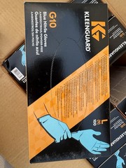 Kleenguard G10 Nitrile Gloves Large Powder-Free 57373 Box of 100