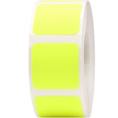 Square Stickers | 1″ Inch Wide | 500 Pack | Pick One Color
