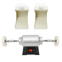 Polishing Lathe Machine Bench Buffing Grinder Dental Lab High Speed PolisherUS