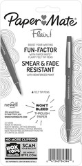 Paper Mate Flair Felt Tip Pens, Medium Point (0.7Mm), Black, 4 Count