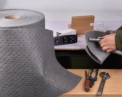 2pcs Aain LT010A Oil-Only Absorbent Mat Pad ,150′ x 15″ Oil Absorbent Mat Roll