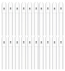 (20 tubes) GE LED Tube T8, 8.5 watt, 24 inch, 3500K Neutral White, Type A Plug