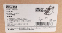 Siemens SIRIUS Contactor 3RT2 024-1BB40-1AA0 | E:04 | 3RT2024-1BB40-1AA0
