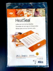 GBC HeatSeal H210 Photo Quality Laminator ~ 9.5″ ~ New + Set of 25 Pouches