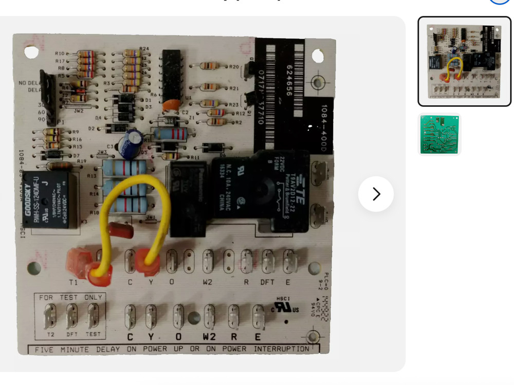 GUARANTEED WORKING TESTED GOOD 624656 HEAT PUMP DEFROST BOARD 1084-400D