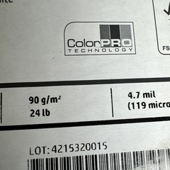 HP C6810A Bright White Inkjet Large Format Paper 4.7 mil 36″ x 300′ ft, 1 Roll