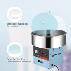 ROVSUN 21 Inch Cotton Candy Machine,Electric Commercial Cotton Candy Maker Machi