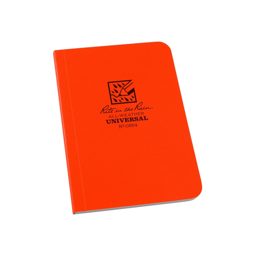 Rite In The Rain Orange Blank Book Flex Cover Archival Paper Field Notes