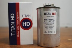 TITAN HD PRCFD8075A Motor Run Capacitor- Round 80+7.5MFD 440/370VAC