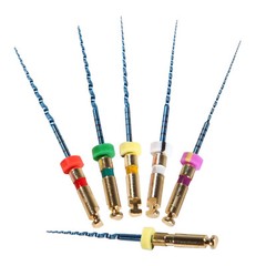 6Pcs Dental Endo Rotary Files NITI Super Endodontic Root Canal File 21/25/31MM