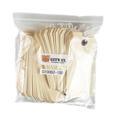 100 Manila 5 1/4″ x 2 5/8″ Size 6 Inventory Merchandise Price Tags with String